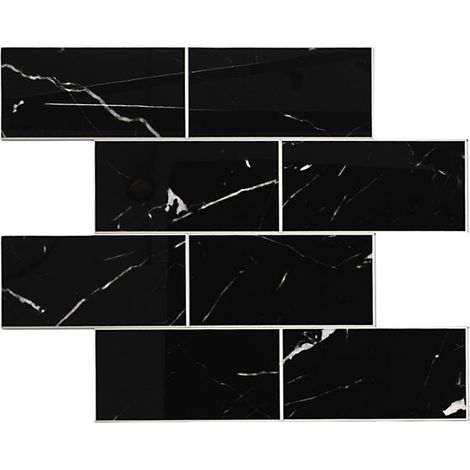 Crédence Adhésive "Easystick" 38cm Noir