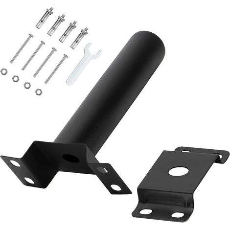 Light Pole Mount Solar Lighting Mounting Bracket Steel Versatile Durable Light Bracket for Streetlight Outdoor