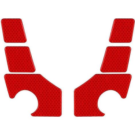 Adhesivo reflectante de advertencia para puertas de coche, cinta reflectante de seguridad para apertura de puertas de coche STEPWGN RP8 rojo (1/5)