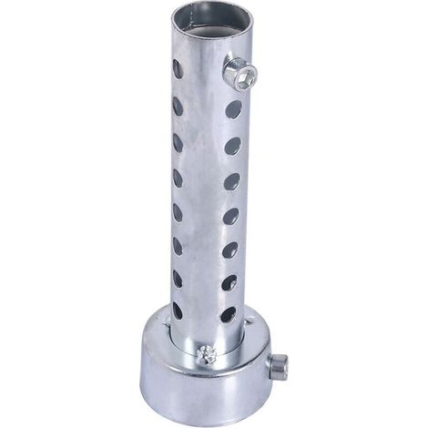 Jeffergarden Silencieux d'échappement universel pour moto, DB Killer, insert de chicane argenté 45 mm