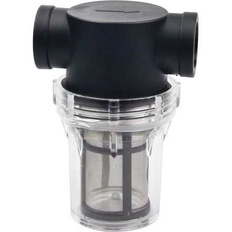1 unité Filtre de pompe à eau, tamis acier inoxydable 100 mailles, filtre en ligne pour arrosage jardin