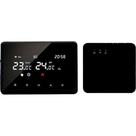 Tuya RF WiFi Smart-Thermostat, drahtloser Temperaturregler für Gasheizkessel, kompatibel mit Alexa. (1/5)