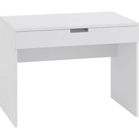 Bureau enfant avec tiroir blanc Moly (1/3)