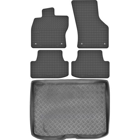 Set di tappetini in gomma per auto e tappetino per bagagliaio per Audi A3 III 8V Hatchback Sportback dal 2012 al 2020. (1/5)