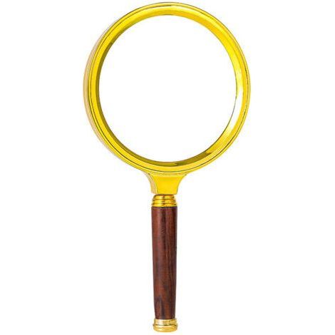 Lente d'ingrandimento Ahlsen 10x - Lente d'ingrandimento tascabile per anziani - Per leggere giornali, osservare insetti e per hobby, 8 cm (1/4)