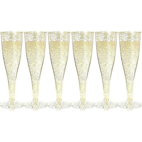 Champagnerbecher aus Kunststoff, Einweggläser für Partys, Toastbecher aus Kunststoff
