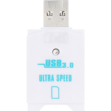 Lector de Tarjetas Externo TNB Mini USB 3.0 Blanco