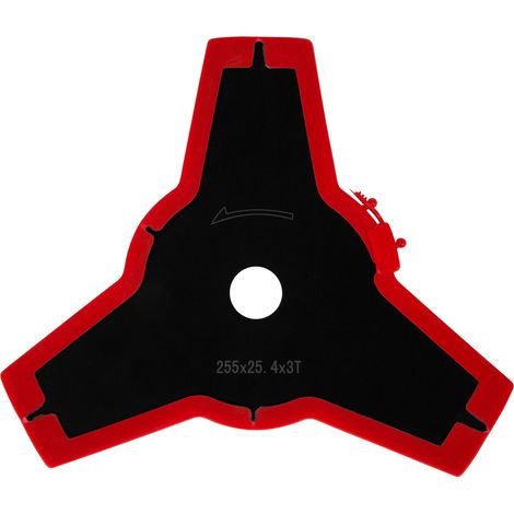 Coltello boscaiolo ricambio falciatrice 255x25,4x3T montaggio rapido universale EBERTH (1/2)
