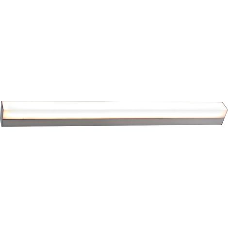 Voltman – Réglette salle de bains étanche IP44 90cm 18W 1410lm 4000K – Chrome – Classe énergétique A+ (1/6)
