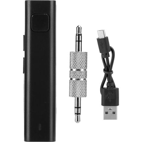 Bluetooth 4.2 Adapter für Autoradio – Tragbarer Auto-Audioempfänger, Schwarz (1/5)