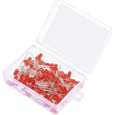 TRU COMPONENTS  LED bedrahtet  Rot Rund 5 mm 420 mcd 30 ° 20 mA 1.8 V, 2.4 V