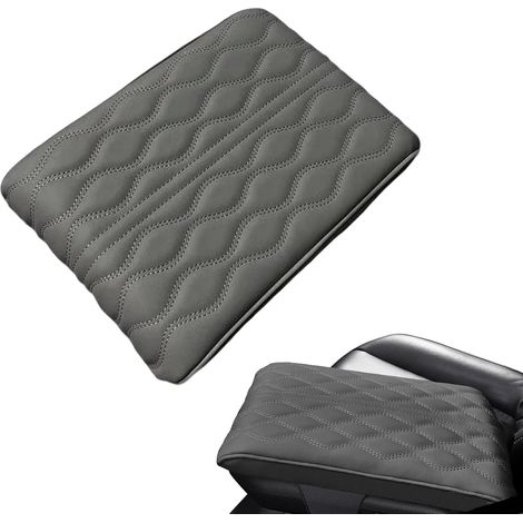 Coussin d'accoudoir - Protection en cuir synthétique - Housse pour l'accoudoir de la console centrale, pour la plupart des véhicules, road trip, SUV, camions, hommes et femmes (1/5)