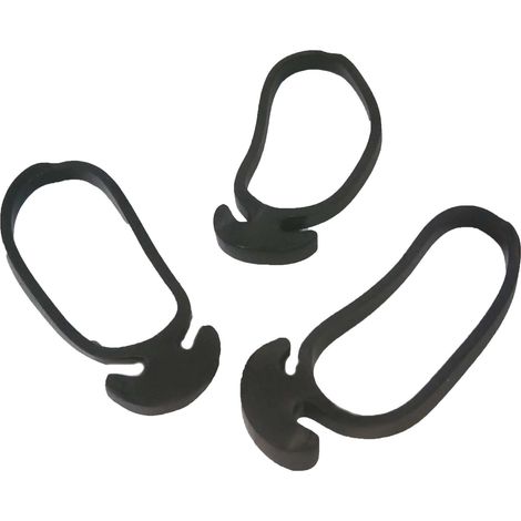 Anclaje para atar plantas, caucho EPDM duradero, resistente a la intemperie, bolsa grande de 5000 unidades. (1/2)