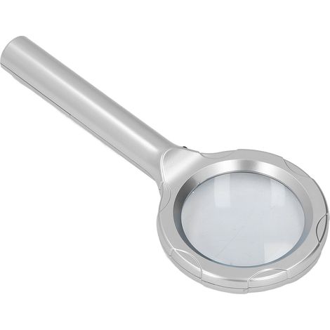 de poche 4X avec éclairage optique et 6 LED pour la lecture
