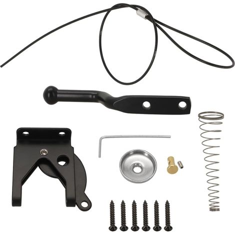 Loquet de portail à fermeture automatique ressort