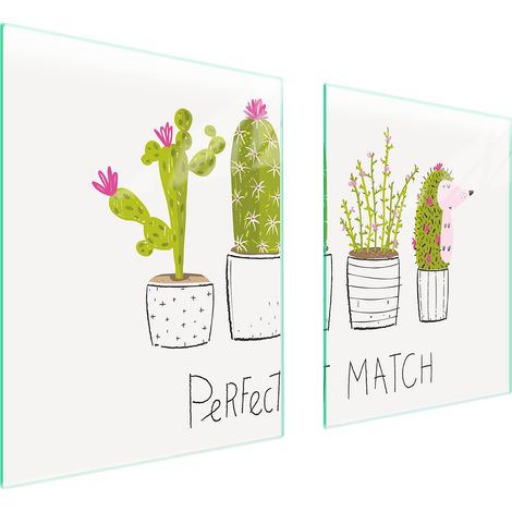 PLACA PROTECTORA DE VIDRIO PARA ESTUFA 85x52 CACTUS (1/5)