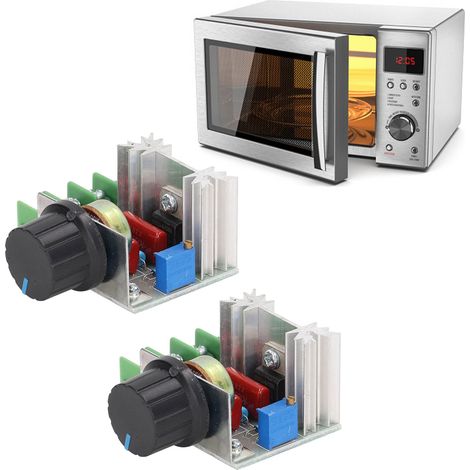 2000-W-220-V-Wechselstrom-Thyristor-Spannungsregler, einstellbarer Motordrehzahlregler, 220-V-Drehtemperaturregler (1/5)