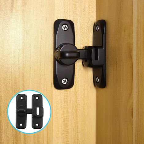 Petit verrou coulissant à 90 degrés pour portes intérieures, verrou pour (1/5)