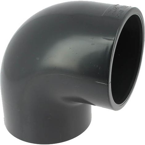 Coude PVC pression femelle-femelle 90° Ø110