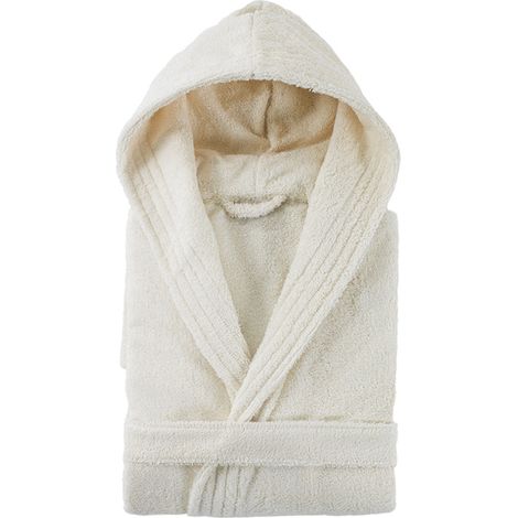 Peignoir adulte à capuche PURE Capuche Courte L
