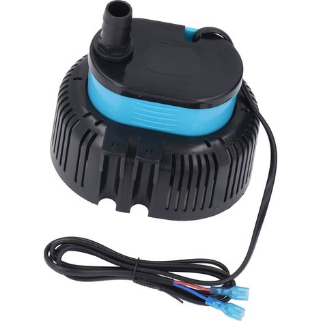 Pompe submersible 2400L/h 2,5m HMT silencieuse vidange piscine 220-240V avec buse 19mm 0,75in (1/5)