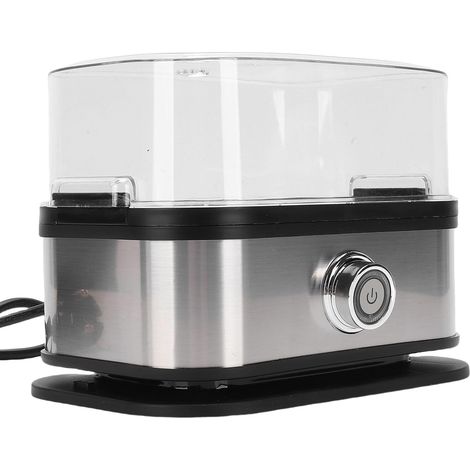 Cuiseur à œufs Rapide, 200 W, capacité de 6 œufs, en Acier Inoxydable, Portable, Intelligent, avec Protection contre L'ébullition à Sec, pour la Maison, le Dortoir, le Bureau, (Prise UE) (1/5)