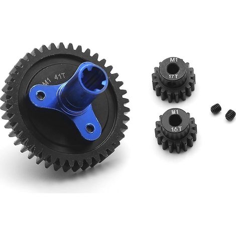 Kit d'embrayage à arbre droit pour voiture RC 1/10 Arrma Senton Vorteks Big Rock 3S/Kraton Outcast 4S M1 41T+16+17T (1/5)