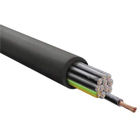 HELU KABEL H07RN-F LS0H 7G1,5mm² AWG16 Gummischlauchleitung AD 14,7mm - 17,5mm Nennspannung Uo/U 450V/750V - 1 Meter