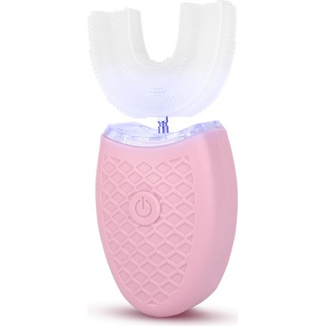 Brosse à dents sonique électrique en forme de U pour adulte, nettoyage automatique, outil de soins buccaux (1/5)