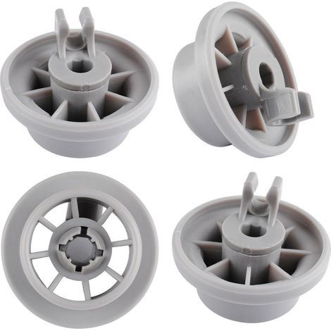 Lot de 4 Roulettes de Lave-vaisselle pour Panier Inférieur, Roues de Lave-vaisselle pour Siemens, Bosch 165314 (1/5)