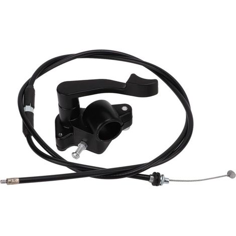 Ensemble câble et levier d'accélérateur au pouce, kit câble et levier d'accélérateur au pouce de 22 mm, convient aux motos à quatre roues de 50 cm³, 70 cm³, 90 cm³, 110 cm³, 125 cm³, 150 cm³, 200 cm³ (1/5)