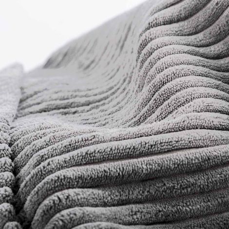 Housse Vide Pouf Géant XL Intérieur Velours Côtelé Gris ClairBiG52