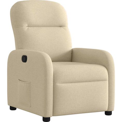 Maison Exclusive - Relaxsessel Creme Stoff