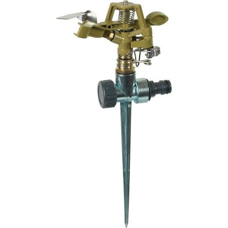 TRADE SHOP - Irrigatore A Battente Annaffiatore Innaffiare Giardino Su Picchetto In Metallo -