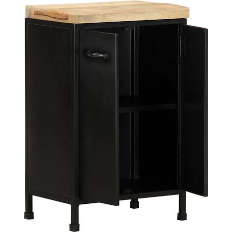 Maison Exclusive - Credenza 47x35x76 cm in Legno di Mango Grezzo (1/5)