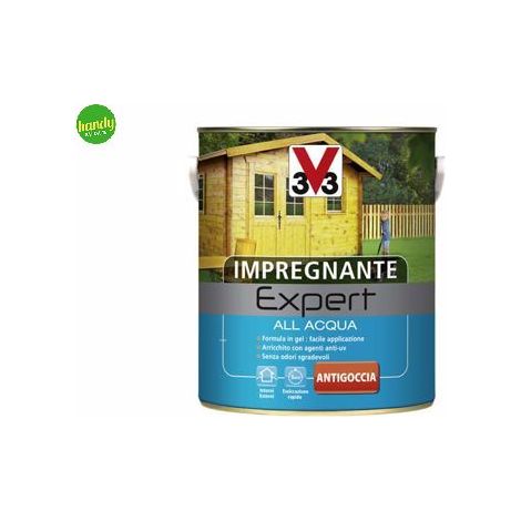 Impregnante V33 ad acqua lt.2,50 expert ebano