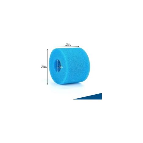 Spugna filtrante tipo S1, cartuccia filtrante in schiuma, filtro in schiuma per piscina, riutilizzabile e lavabile, filtro in schiuma (6, blu) - Crezuo (1/3)