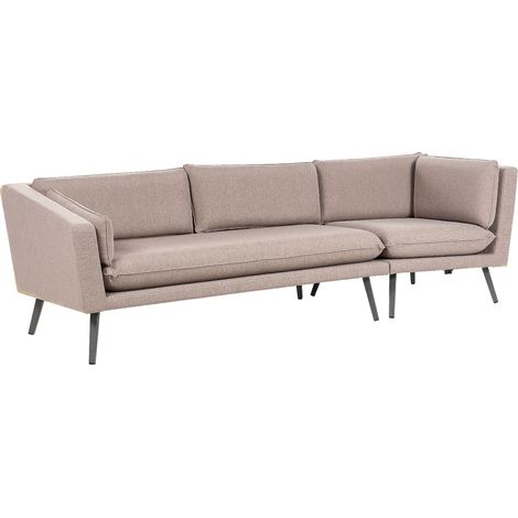 Gartensofa 3-Sitzer LORETELLO rechtsseitig Beige (1/5)