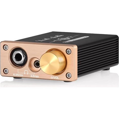 Mini amplificador de auriculares Douk Audio HiFi de clase A, amplificador de escritorio para auriculares DC5V (1/5)