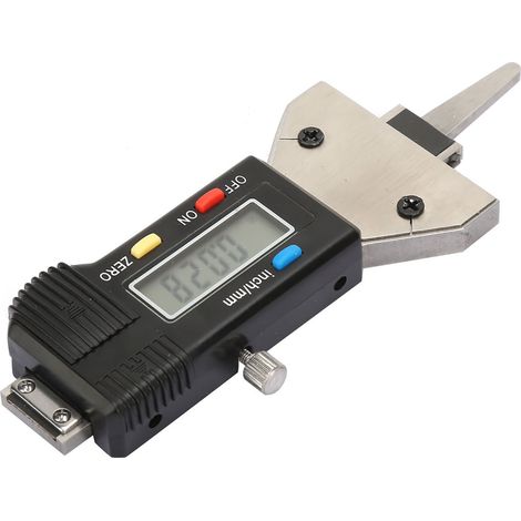 Reifendetektion 0–25 mm, digitales LCD-Reifentiefenmessgerät, Rillentiefenmessung 0,01 mm (1/5)