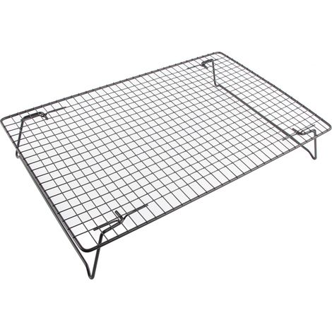 Grille de refroidissement en fer pour gâteaux, biscuits et pain - Accessoire four noir pour pâtisserie, café et boulangerie (1/5)