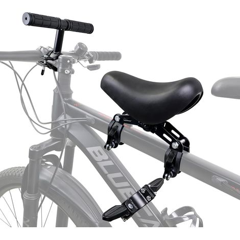 Siège Vélo Enfant - Montage Avant - Compatible VTT Tube Supérieur Plat ou Légèrement Incliné - Guidon + Pédales Intégrés - Pour Enfants 2 à 5 Ans - 1 Pièce (1/5)