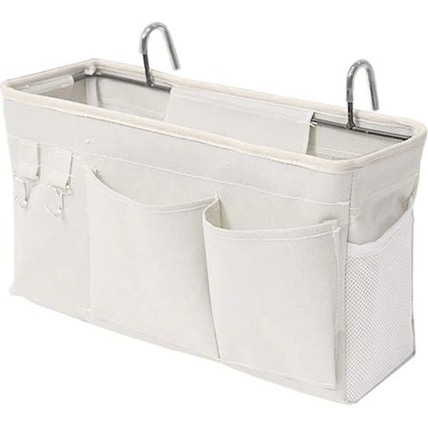 Sacs de rangement/organisateurs de chevet, organisateurs suspendus, adaptés aux lits superposés, aux lits d'hôpital, aux barrières de lit de dortoir, peuvent être utilisés pour ranger des objets tels (1/5)