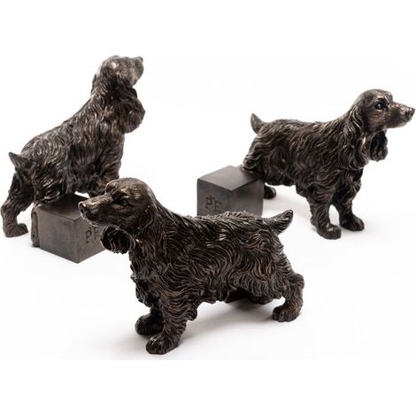 Cocker Spaniel Plant Pot Feet - Set of 3 - L6 x W11 x H8.5 cm