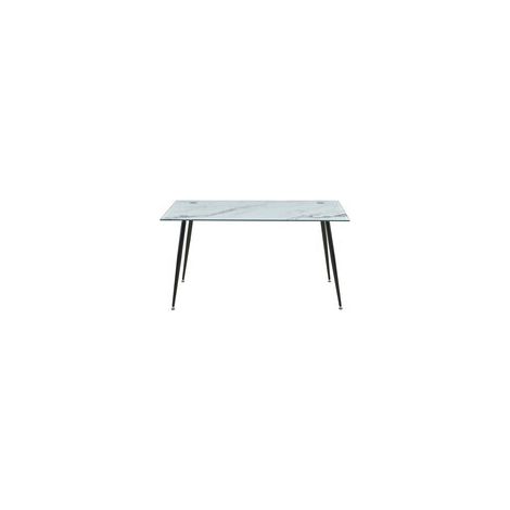 TAVOLO MIRROR 120X80X75 VETRO MARMO 112- 1,0 pz