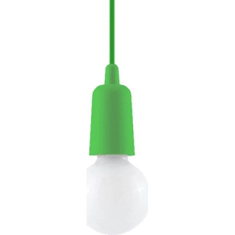 Lámpara colgante Tina verde, 1 luz (1/5)