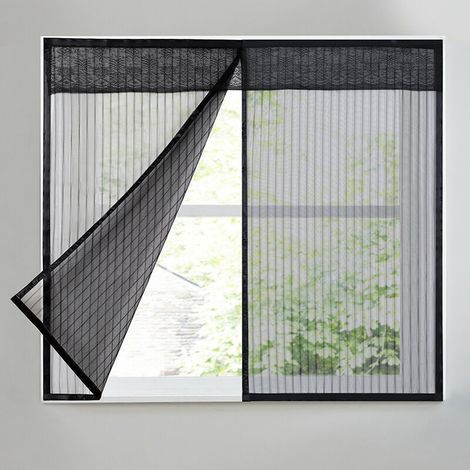 Moustiquaire magnétique , 100 x 150 cm, avec fermeture Velcro - -ARCAN (1/4)