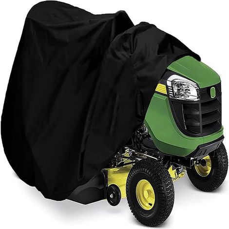 Aufsitzrasenmäherabdeckung für John Deere X738 (2013–2026), wasserabweisender Allwetterschutz, strapazierfähige Außenabdeckung für Rasentraktoren, einfache Montage und sichere Gurte