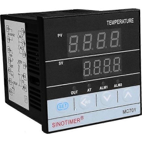 Temperature controller waterproof K type PT100 capteur (1/4)