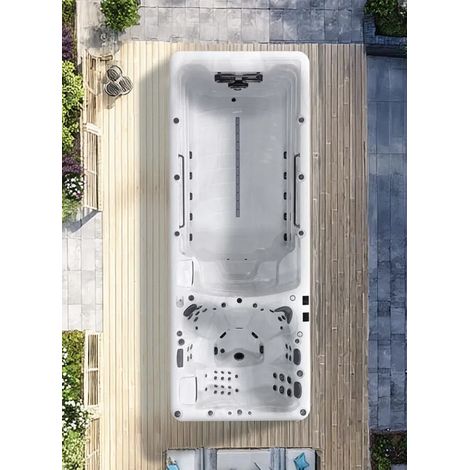 Platinum Spas Helios Swim Spa 590x225x150cm River Jet System inkl. Thermoabdeckung